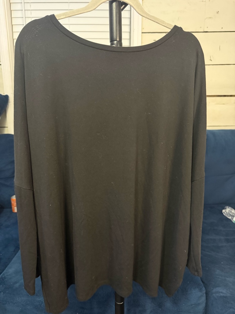 Umgee Black Long Sleeve Swing Top